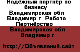 Надёжный партнёр по бизнесу  - Владимирская обл., Владимир г. Работа » Партнёрство   . Владимирская обл.,Владимир г.